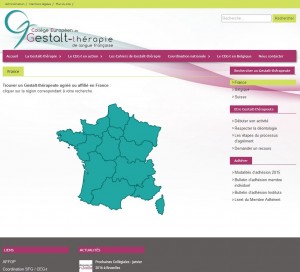 site du CEGt / carte interactive