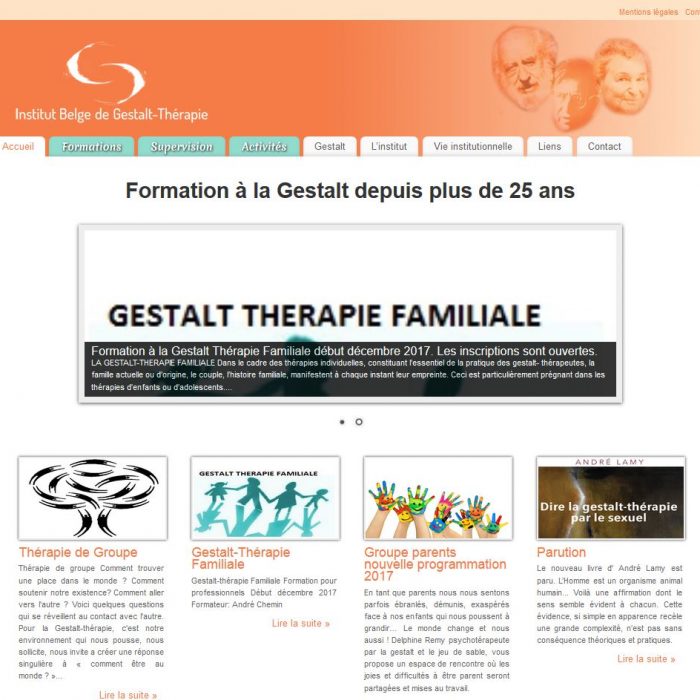 Site Institut Belge de Gestalt-thérapie