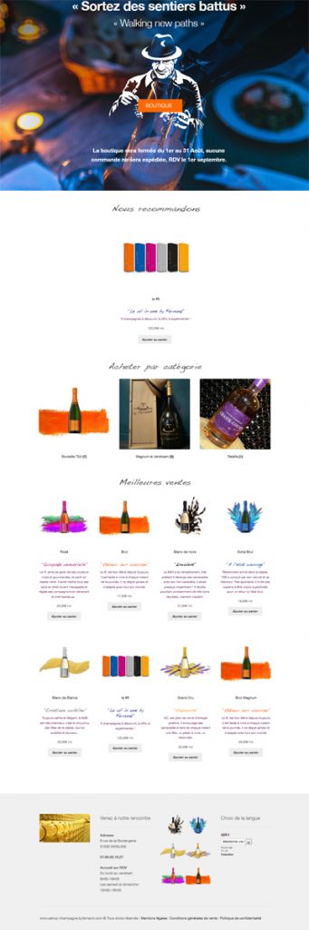 Champagne By Fernand boutique en ligne
