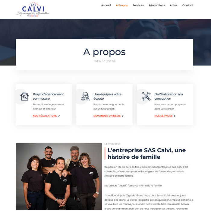 Site Web CALVI
