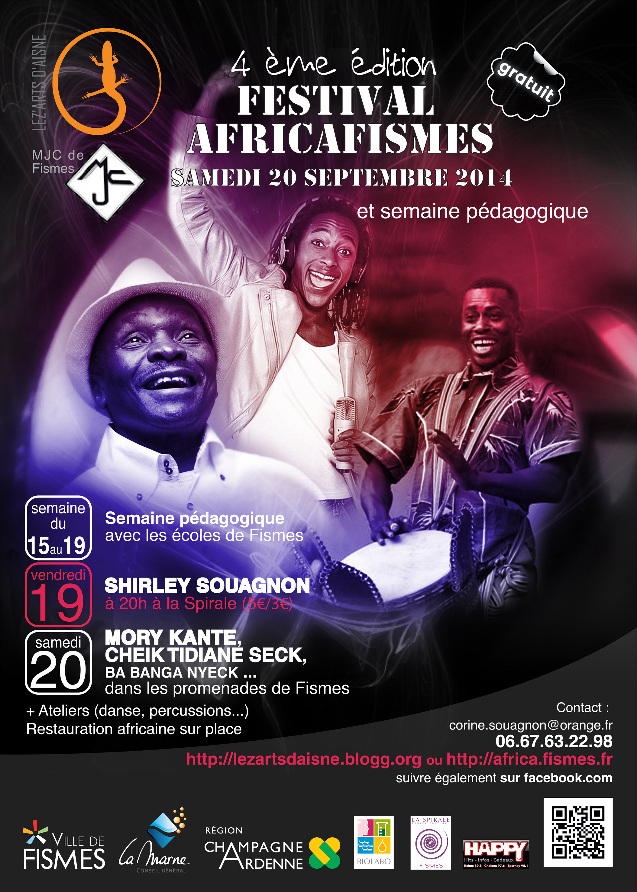 Affiche Africafismes 2014