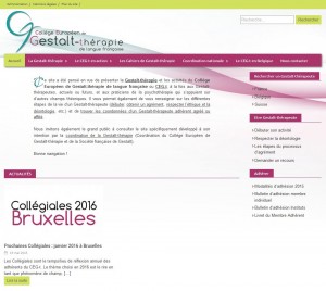 site du CEGt / page d'accueil