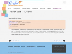 Site de Grefor - page d'expemple