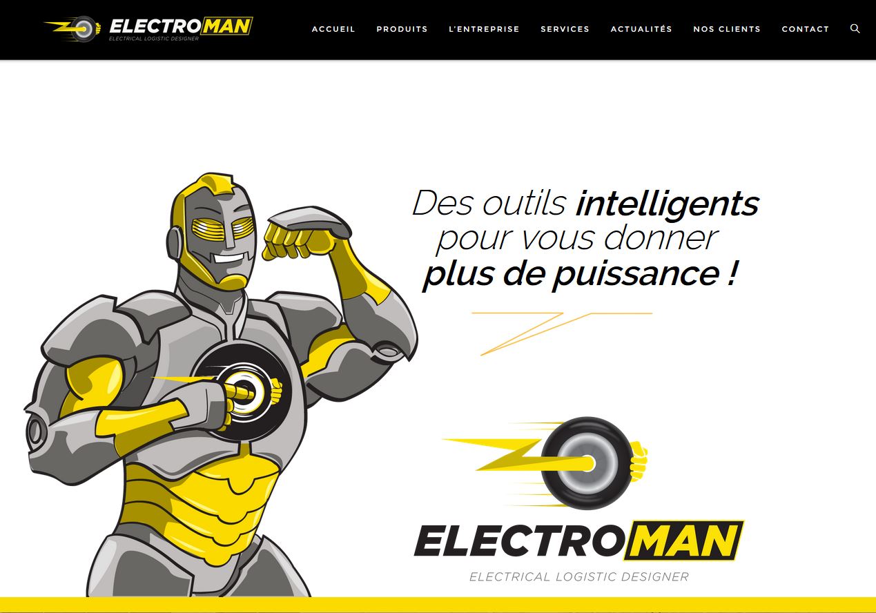 site internet electroman