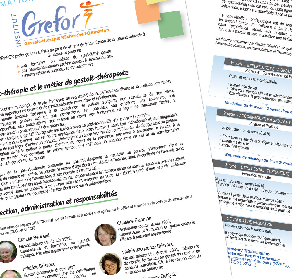 fiche de présentation de l'Institut Grefor