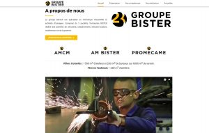 site internet groupe bister