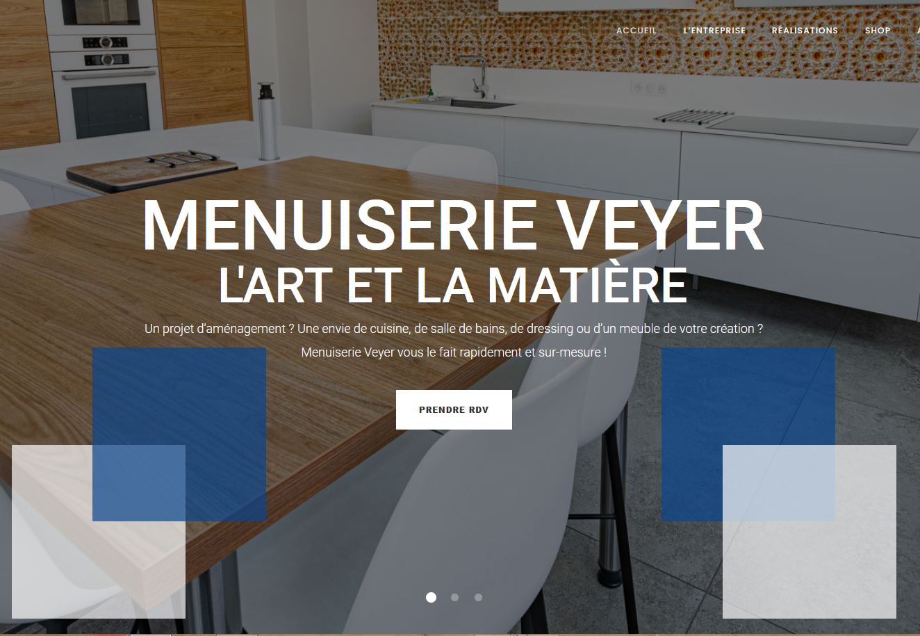 site web menuiserie Veyer