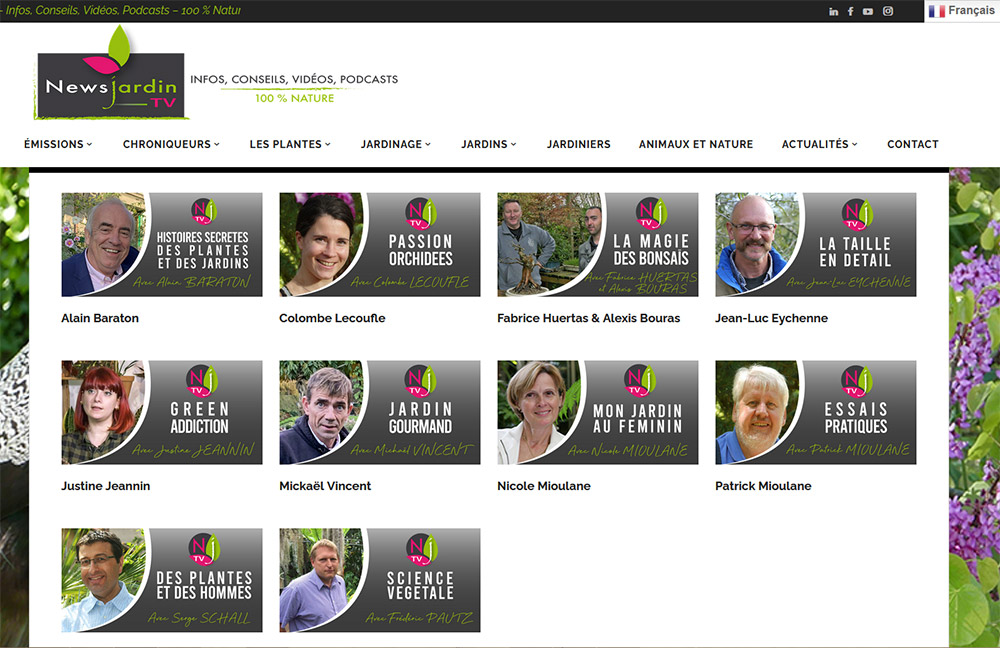 Site internet NewsJardinTV