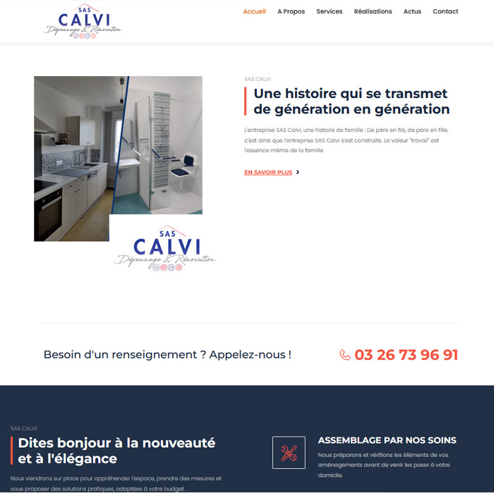 Site Web CALVI