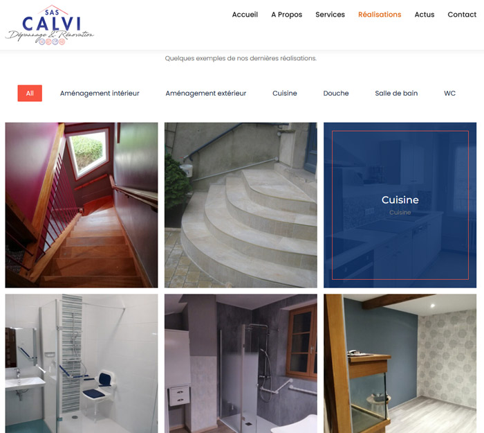 Site Web CALVI