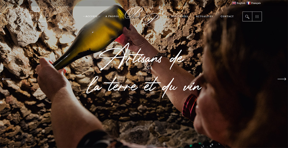 Site Web Champagne Boutillier-Poissinet