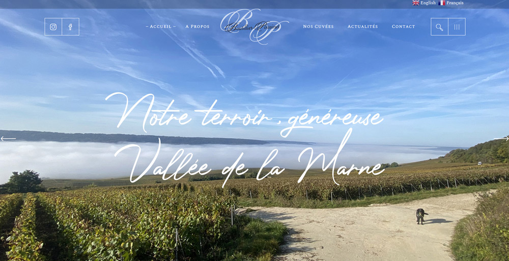 Site Web Champagne Boutillier-Poissinet