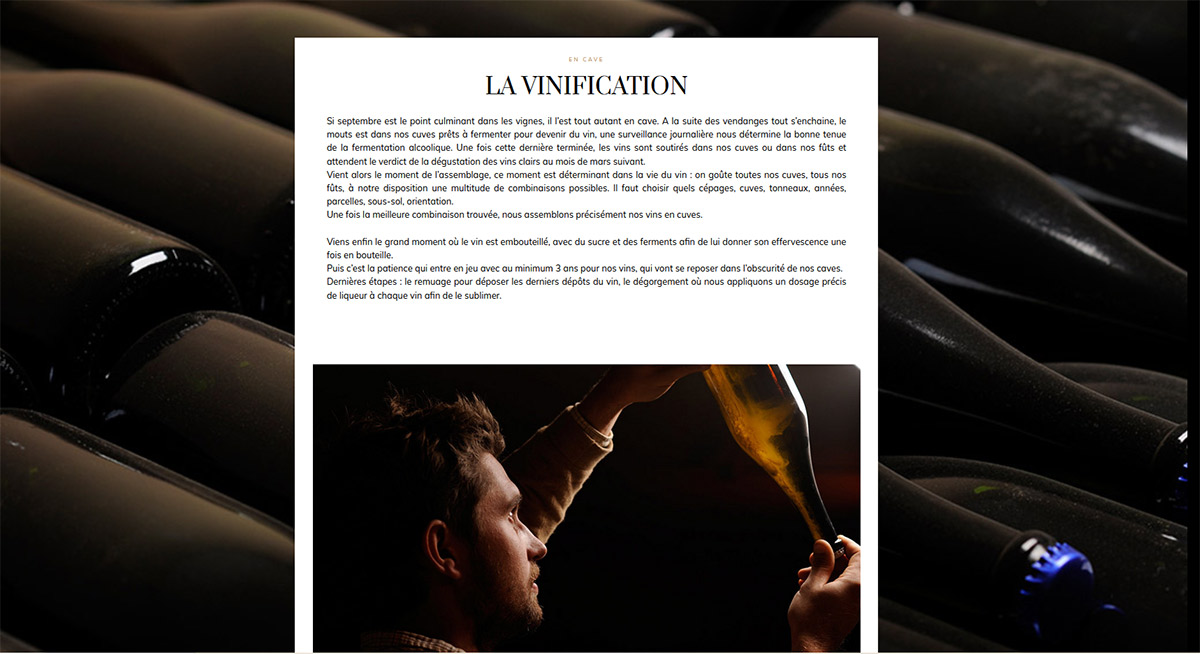 Site web Champagne Pascal Fleury