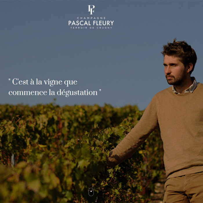 Site web Champagne Pascal Fleury