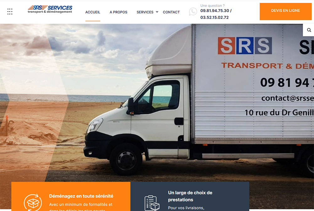 site web SRS Services