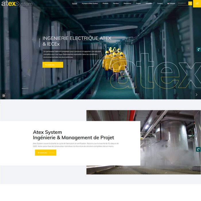site web Atex System