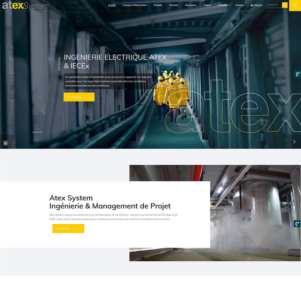 site web Atex System
