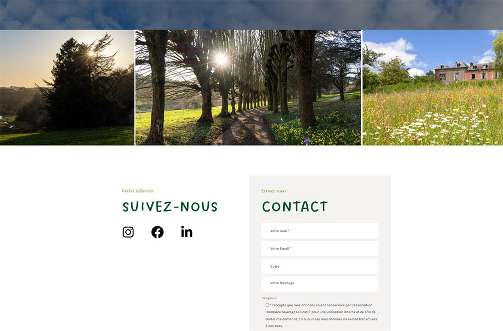 Site web Le Costil