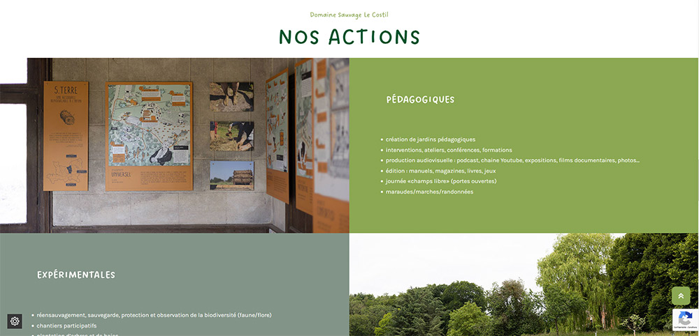 Site web Le Costil
