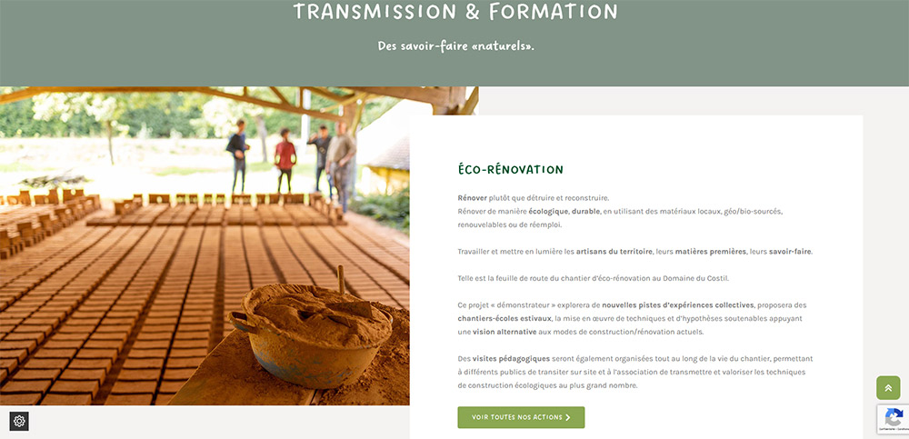 Site web Le Costil