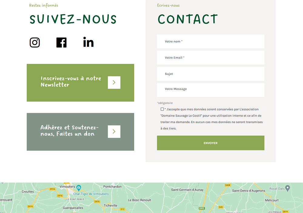 Site web Le Costil