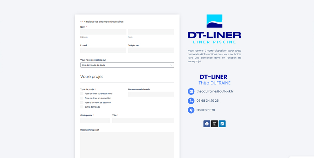 Site web DT-liner