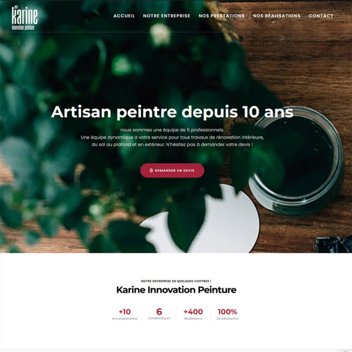 Site web Karine innov Peinture