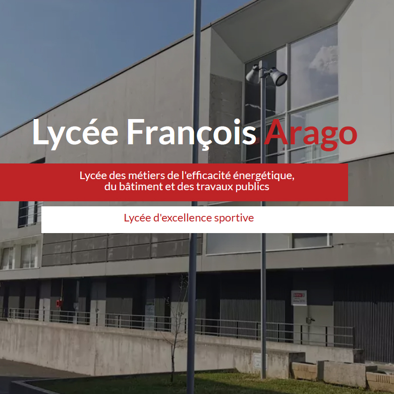Site web Lycée François Arago REIMS