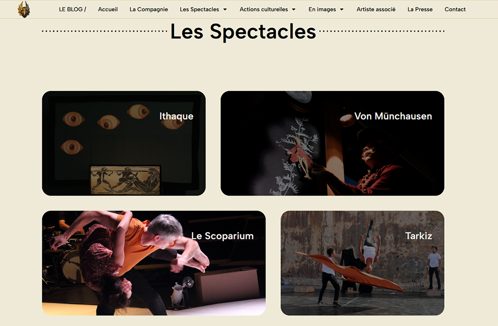 Site web de la Compagnie du 13eme Quai